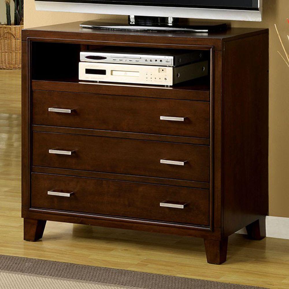  Furniture of America Enrico 5-Drawer Media Chest CM7068TV IMAGE 1