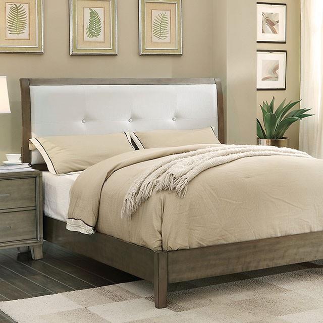  Color_Grey  Size_California King  -- Enrico Platform Bed IMAGE 1