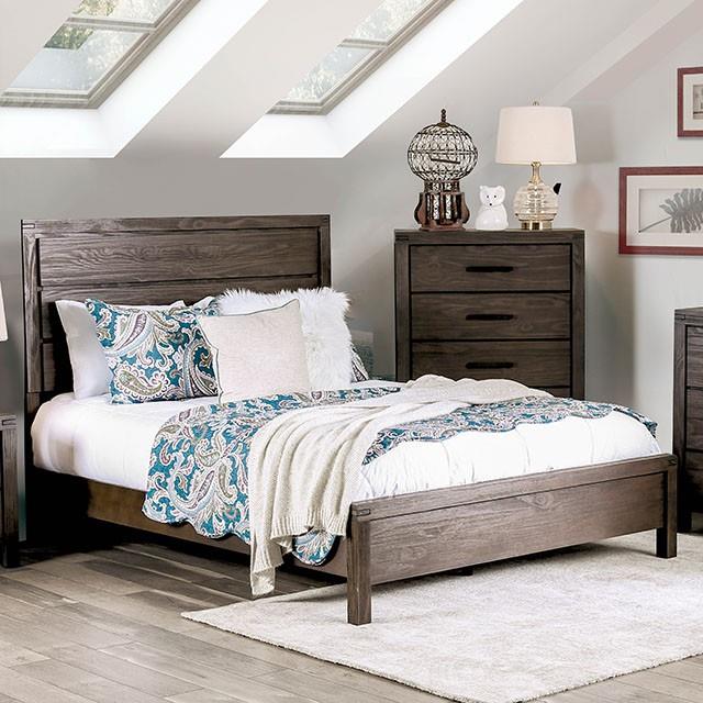  Size_King  -- Furniture of America Rexburg Panel Bed IMAGE 1