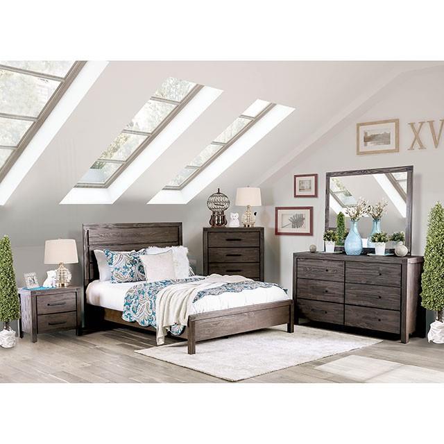  Size_King  -- Furniture of America Rexburg Panel Bed IMAGE 2