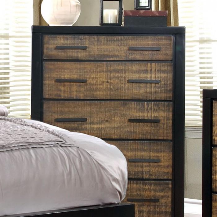  Furniture of America Hamberg 5-Drawer Chest CM7693C IMAGE 1