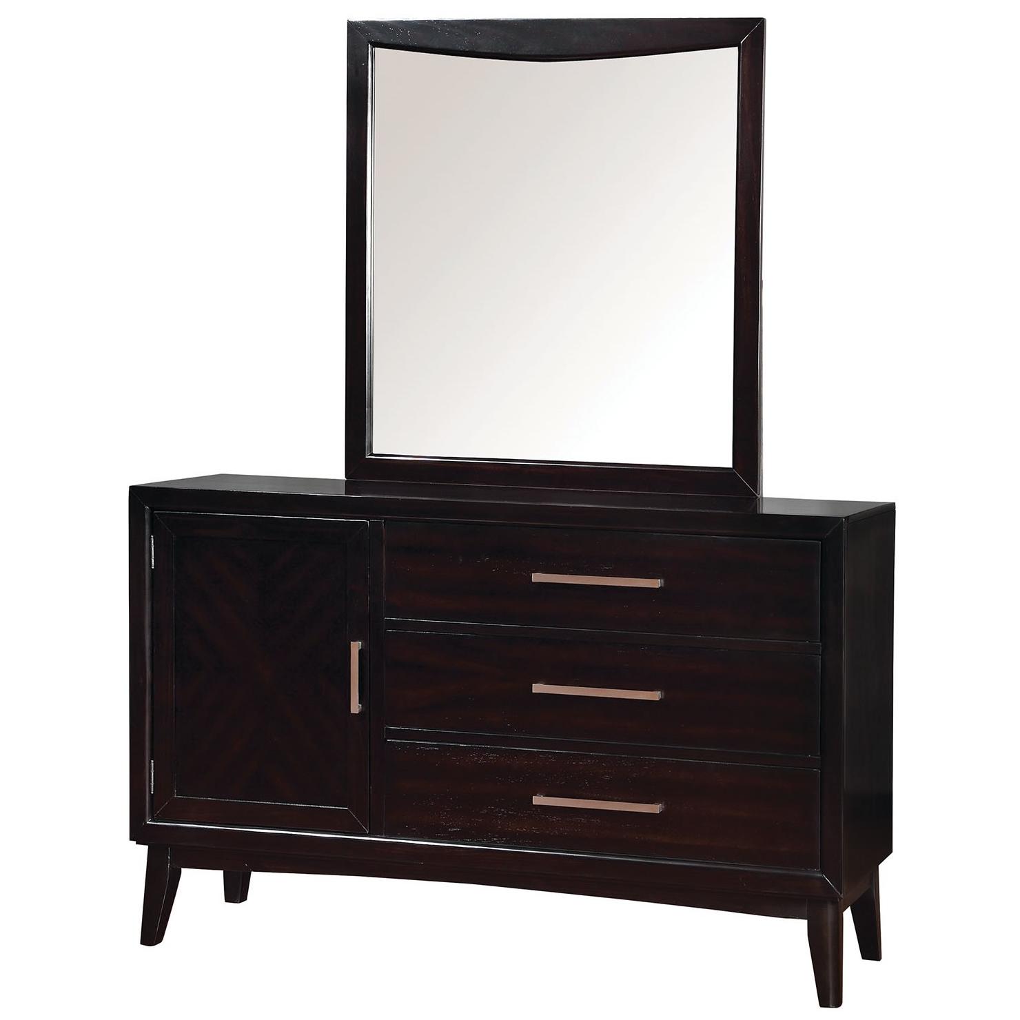  Furniture of America Snyder Dresser Mirror CM7792EX-M IMAGE 3