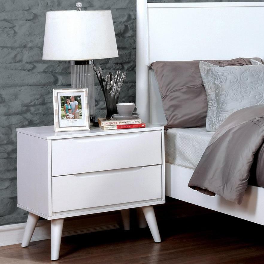  Furniture of America Lennart 2-Drawer Nightstand CM7386WH-N IMAGE 1