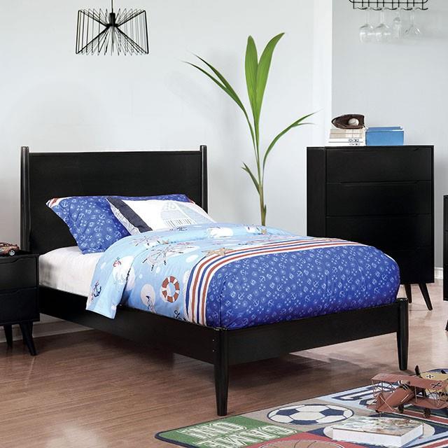  Color_Black  Size_Full  -- Lennart CM7386BK-F Full Bed IMAGE 2