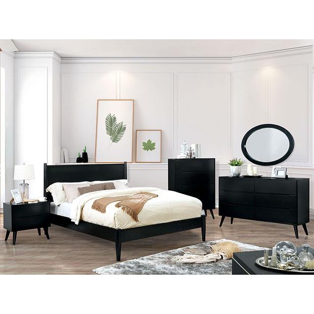  Color_Black  Size_Full  -- Lennart CM7386BK-F Full Bed IMAGE 3