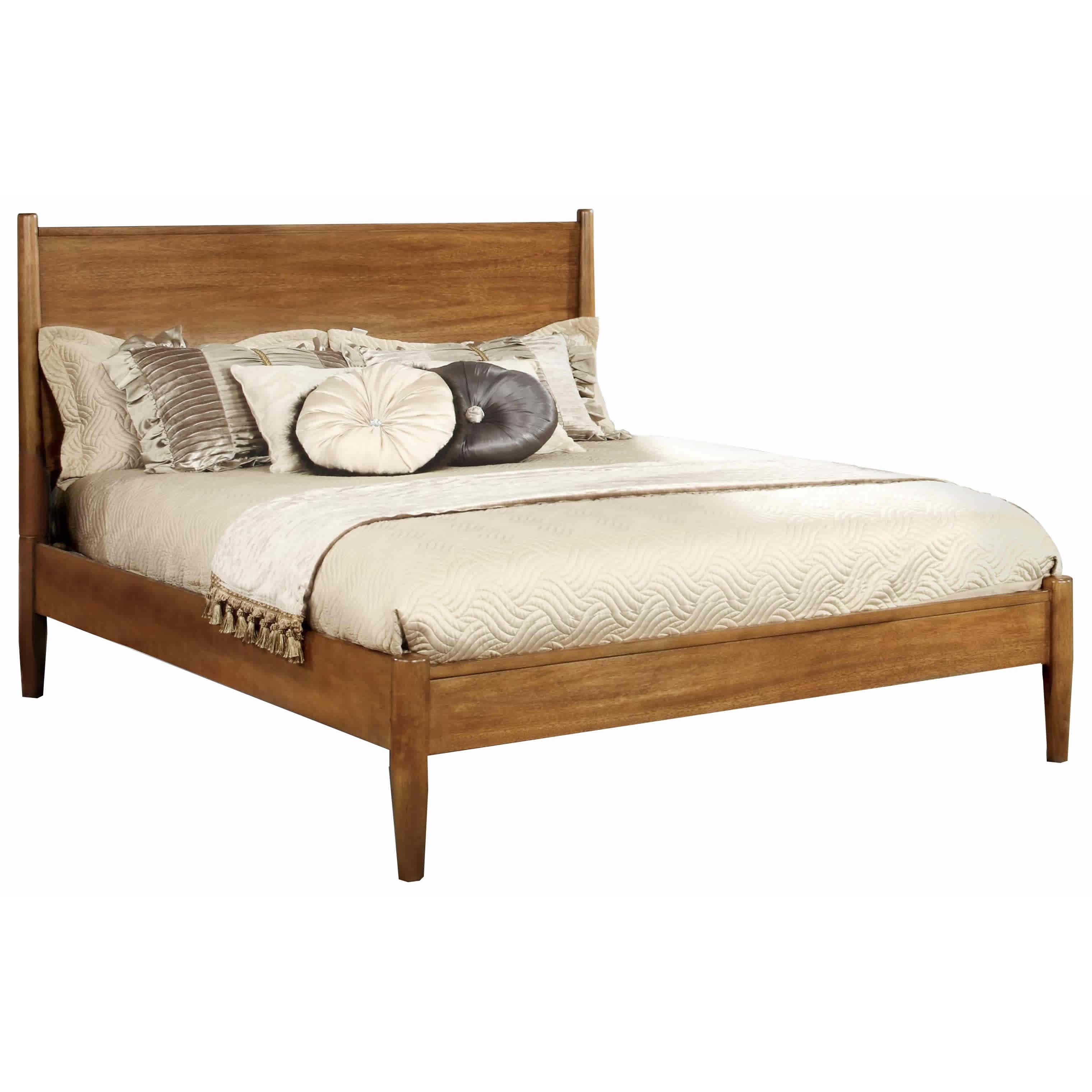  Color_Oak  Size_Full  -- Lennart CM7386A-F Full Bed IMAGE 1