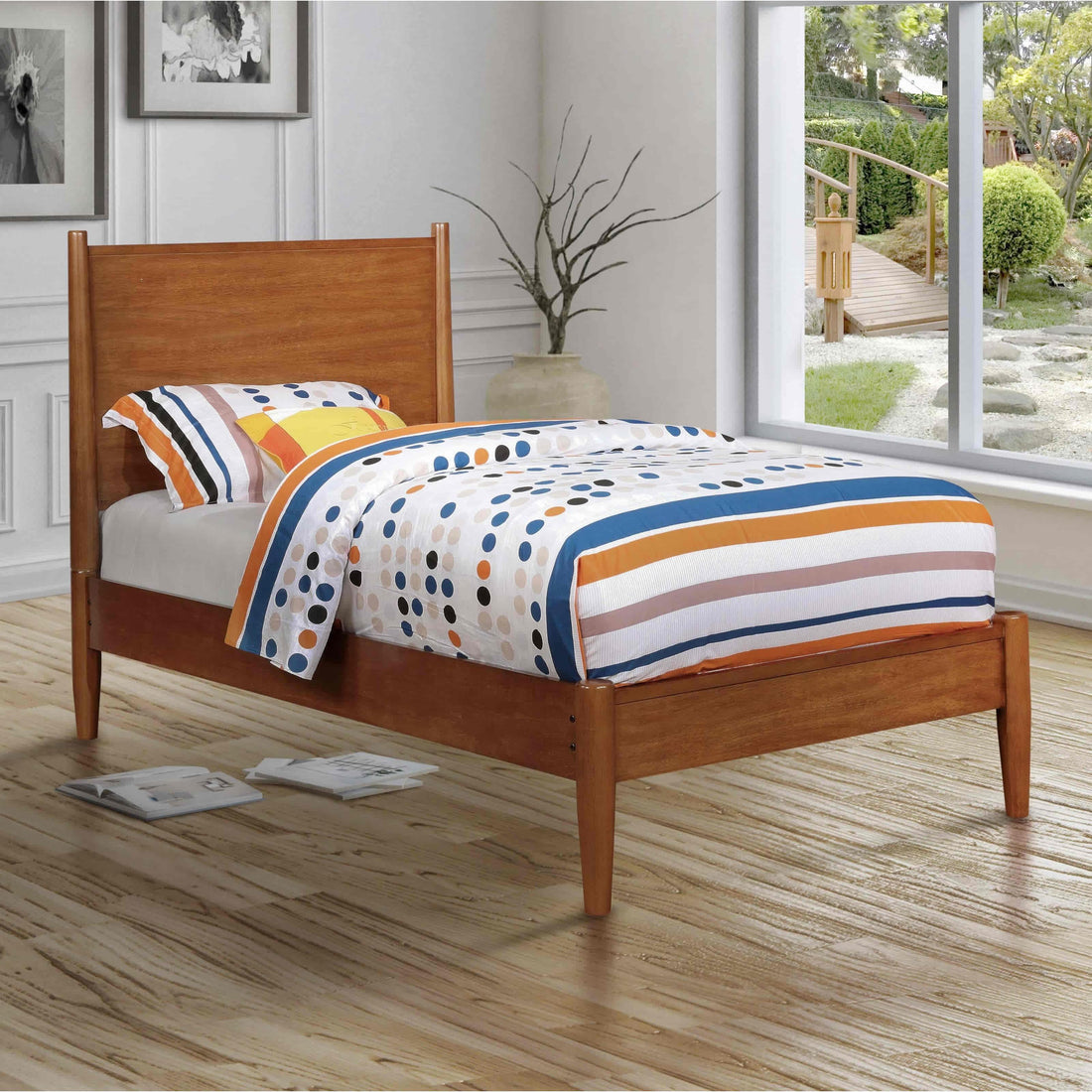  Furniture of America Lennart CM7386A-T Twin Bed IMAGE 1