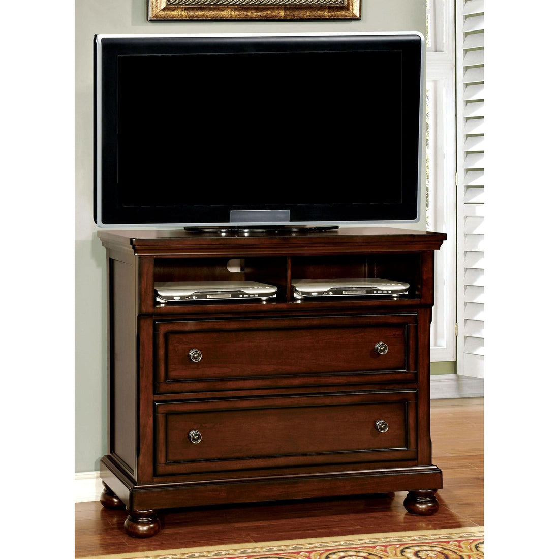  Furniture of America Northville 2-Drawer Media Chest CM7682TV IMAGE 1