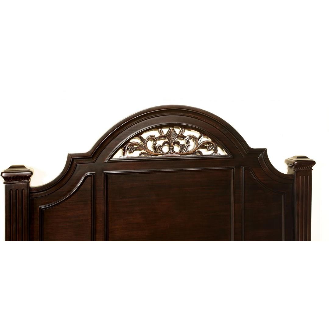  Color_Dark Walnut  Size_King  -- Syracuse CM7129EK King Bed IMAGE 2