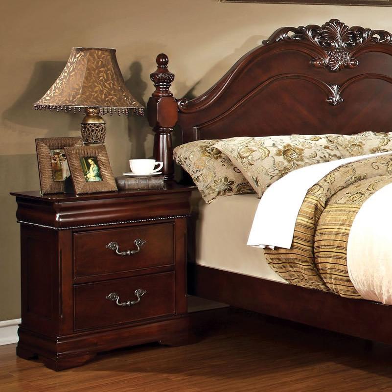  Furniture of America Mandura 2-Drawer Nightstand CM7260N IMAGE 2