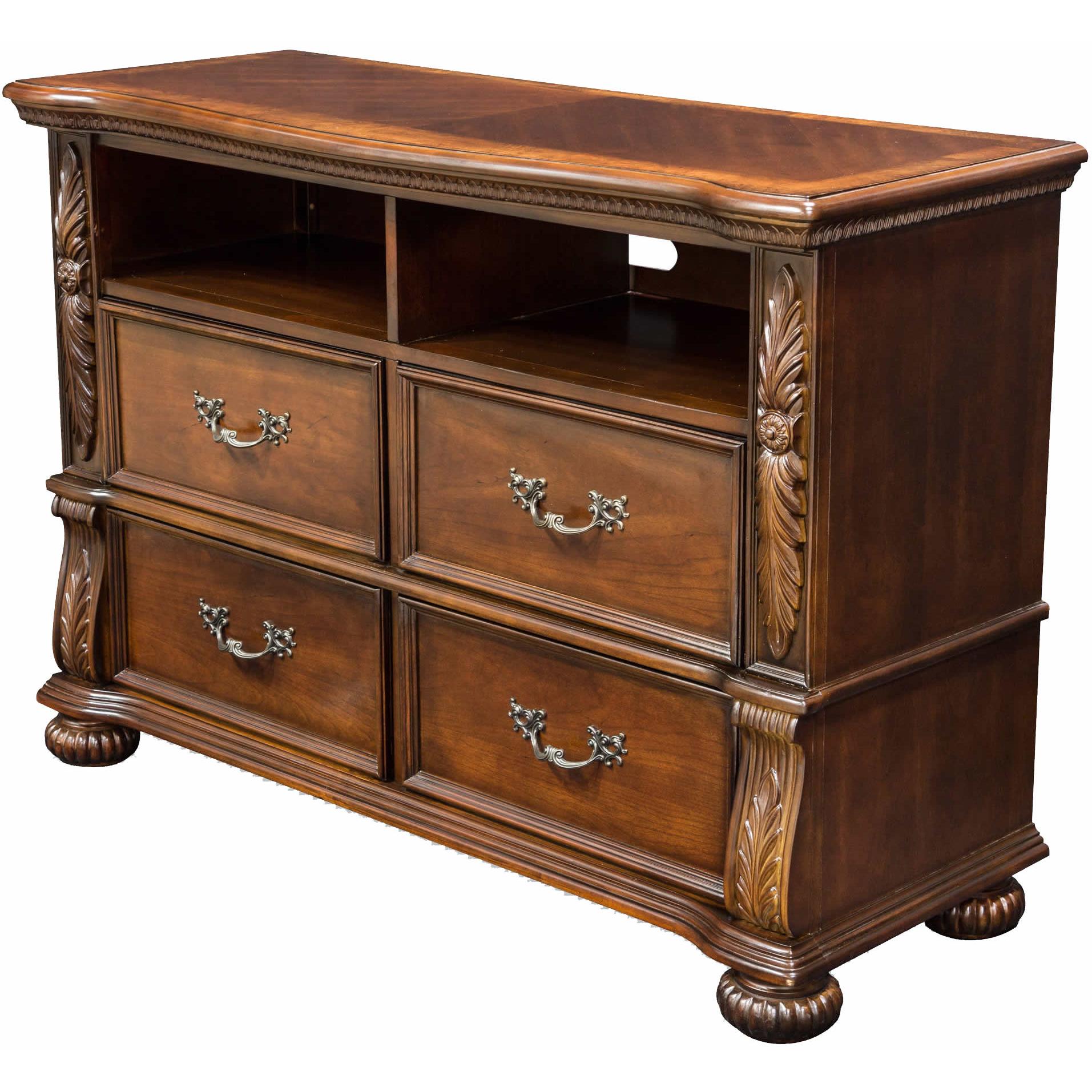 Furniture of America Arthur 4-Drawer Media Chest CM7587TV IMAGE 2