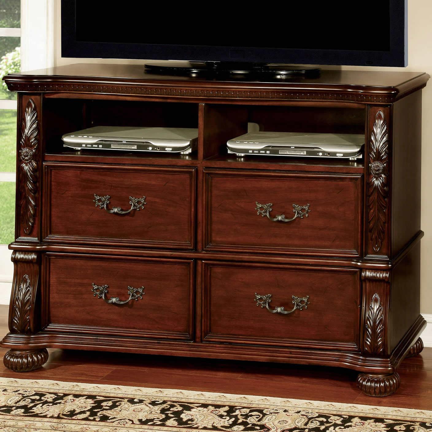  Furniture of America Arthur 4-Drawer Media Chest CM7587TV IMAGE 3