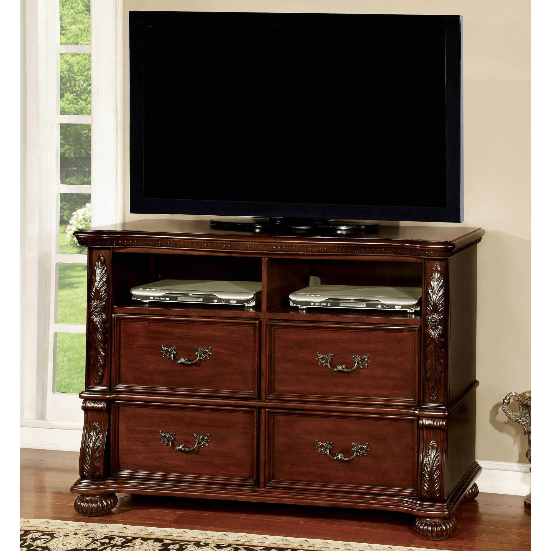  Furniture of America Arthur 4-Drawer Media Chest CM7587TV IMAGE 4