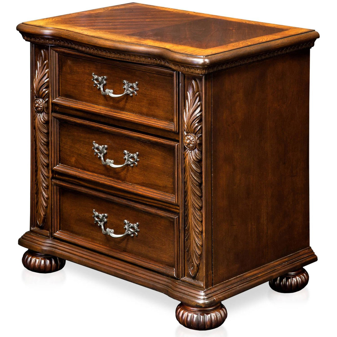  Furniture of America Arthur 3-Drawer Nightstand CM7587N IMAGE 1