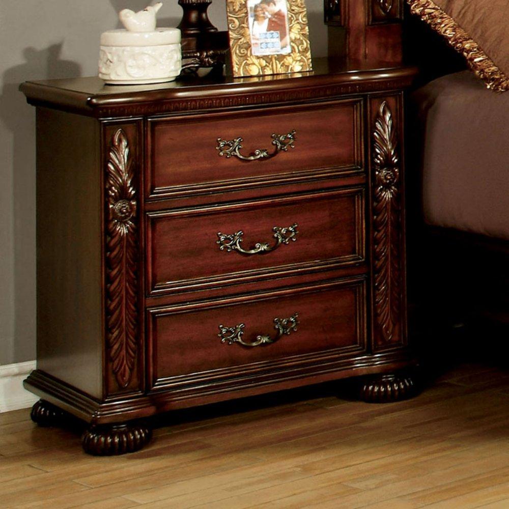  Furniture of America Arthur 3-Drawer Nightstand CM7587N IMAGE 3