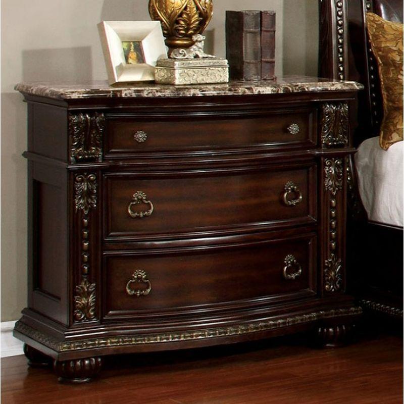  Furniture of America Fromberg 3-Drawer Nightstand CM7670N IMAGE 1