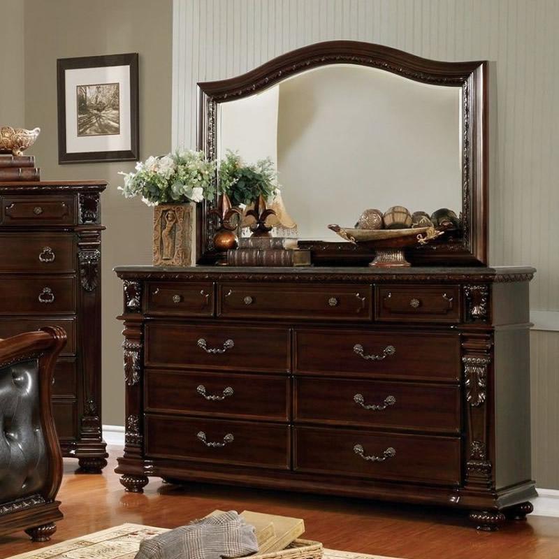 Furniture of America Fort Worth Dresser Mirror CM7858M IMAGE 4
