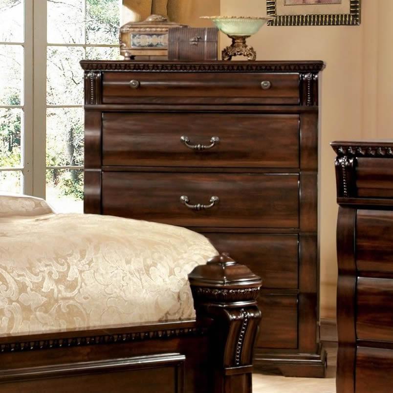  Furniture of America Burleigh 5-Drawer Chest CM7791C IMAGE 2