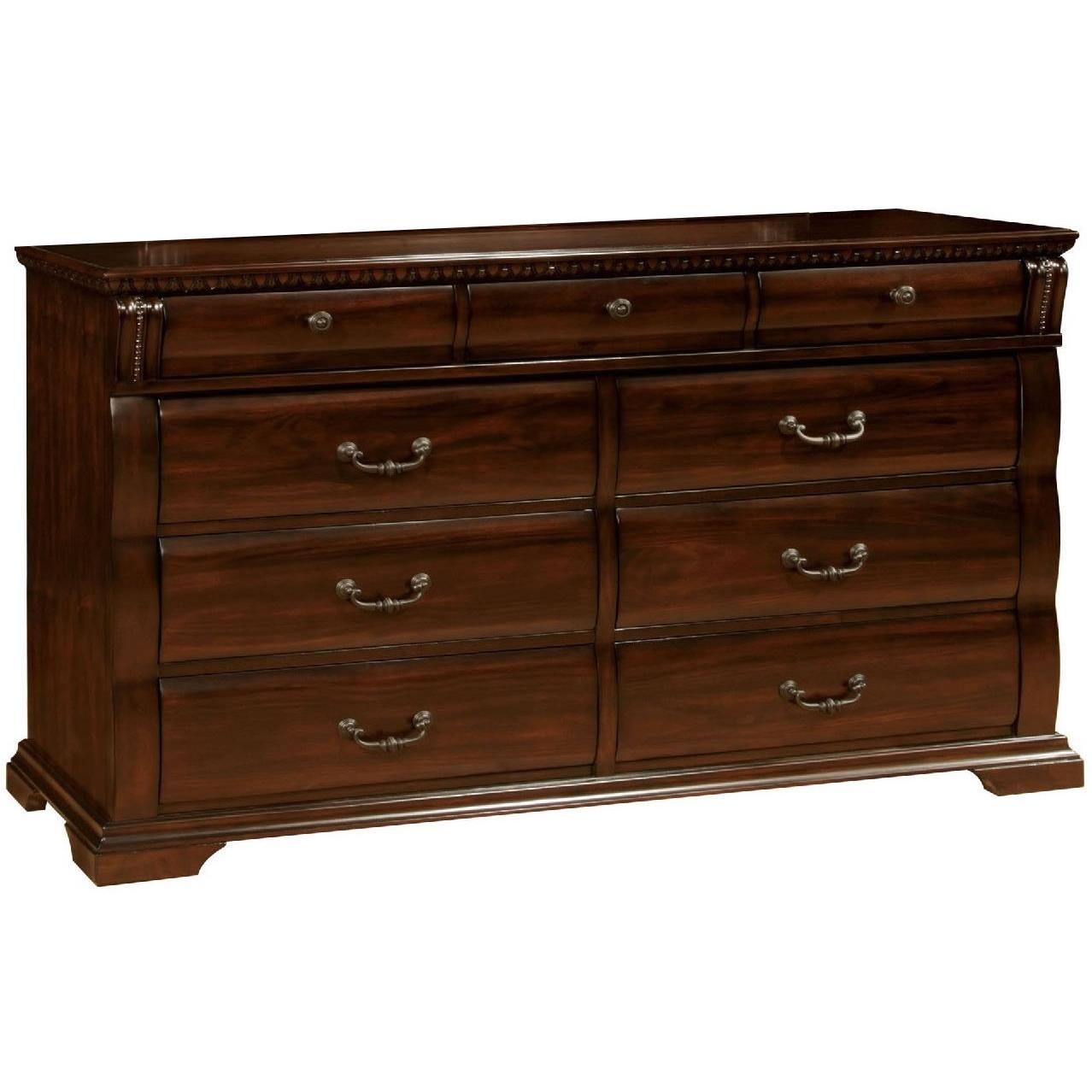 Furniture of America Burleigh 9-Drawer Dresser CM7791D IMAGE 1