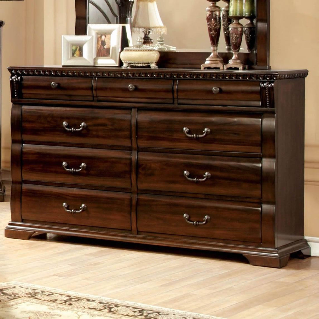  Furniture of America Burleigh 9-Drawer Dresser CM7791D IMAGE 1