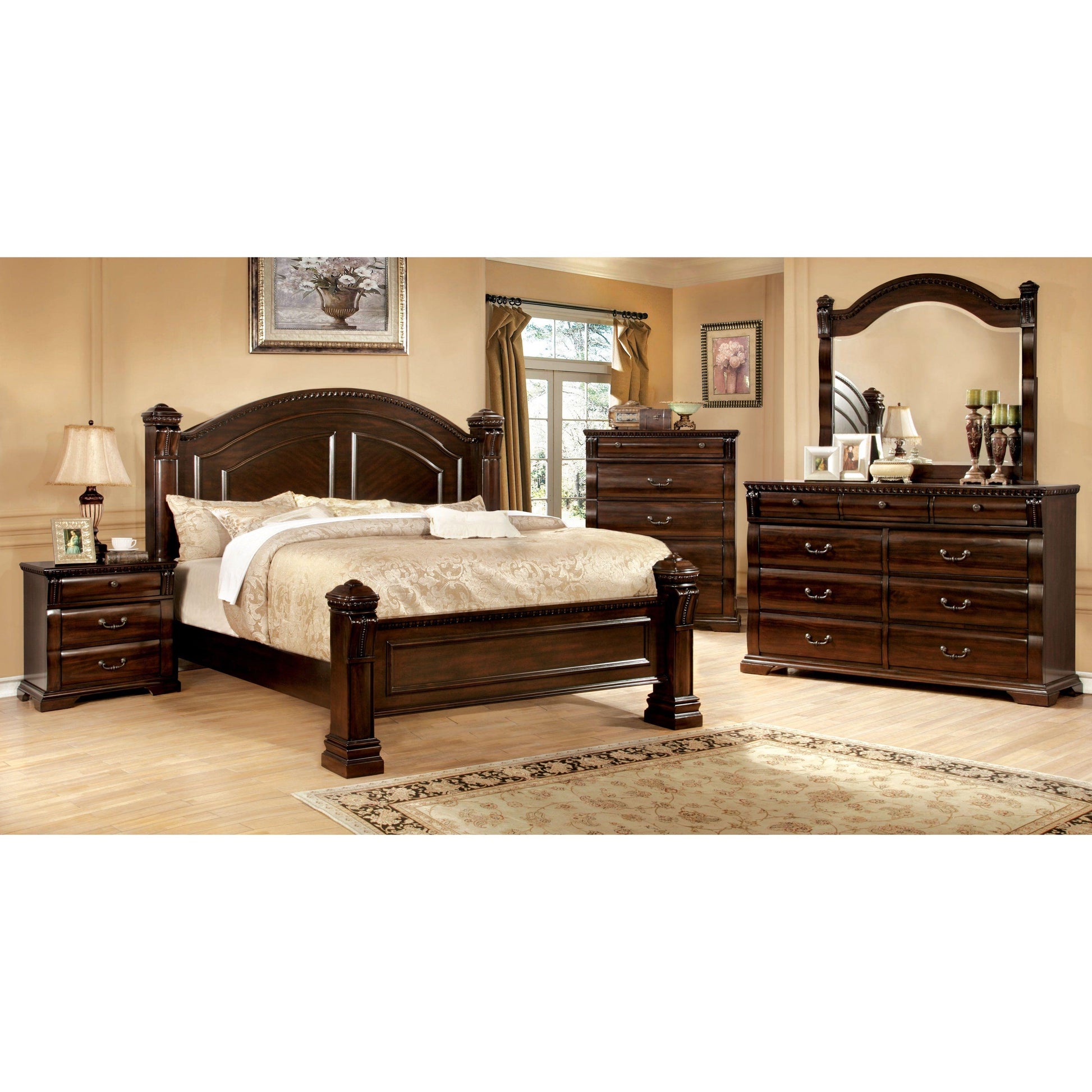  Furniture of America Burleigh Dresser Mirror CM7791M IMAGE 5