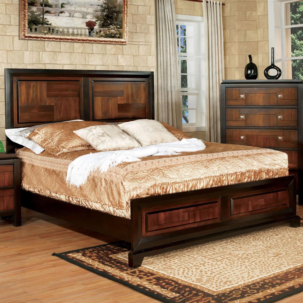  Size_Queen  -- Patra CM7152Q Queen Bed IMAGE 1