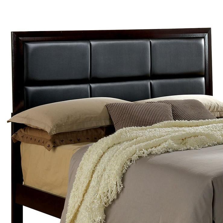  Size_California King  -- Janine King Upholstered Panel Bed IMAGE 2