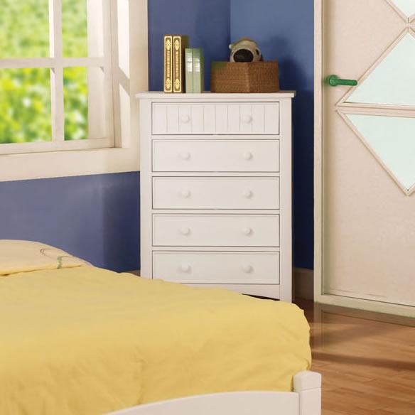  Furniture of America Corry 5-Drawer Kids Chest CM7905WH-C IMAGE 3