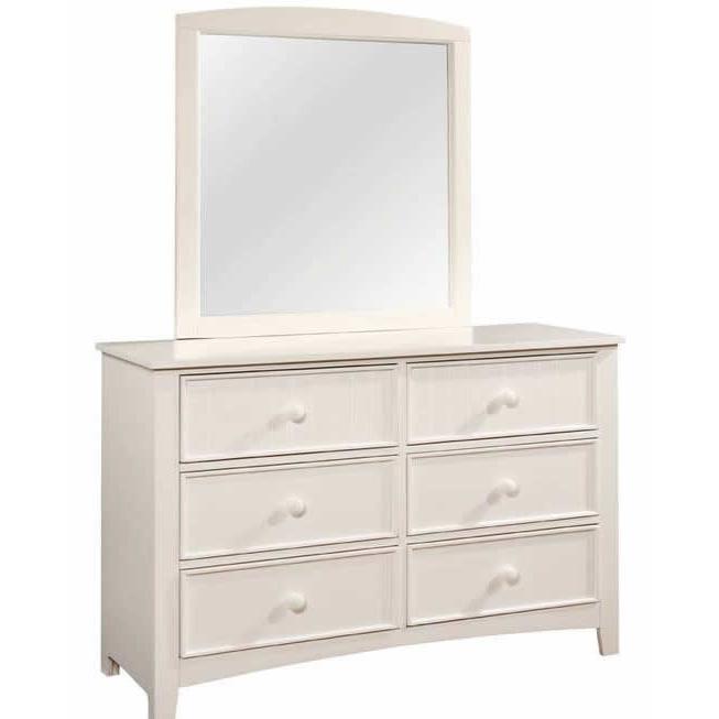  Furniture of America Kids Dresser Mirrors Mirror CM7905WH-M IMAGE 3