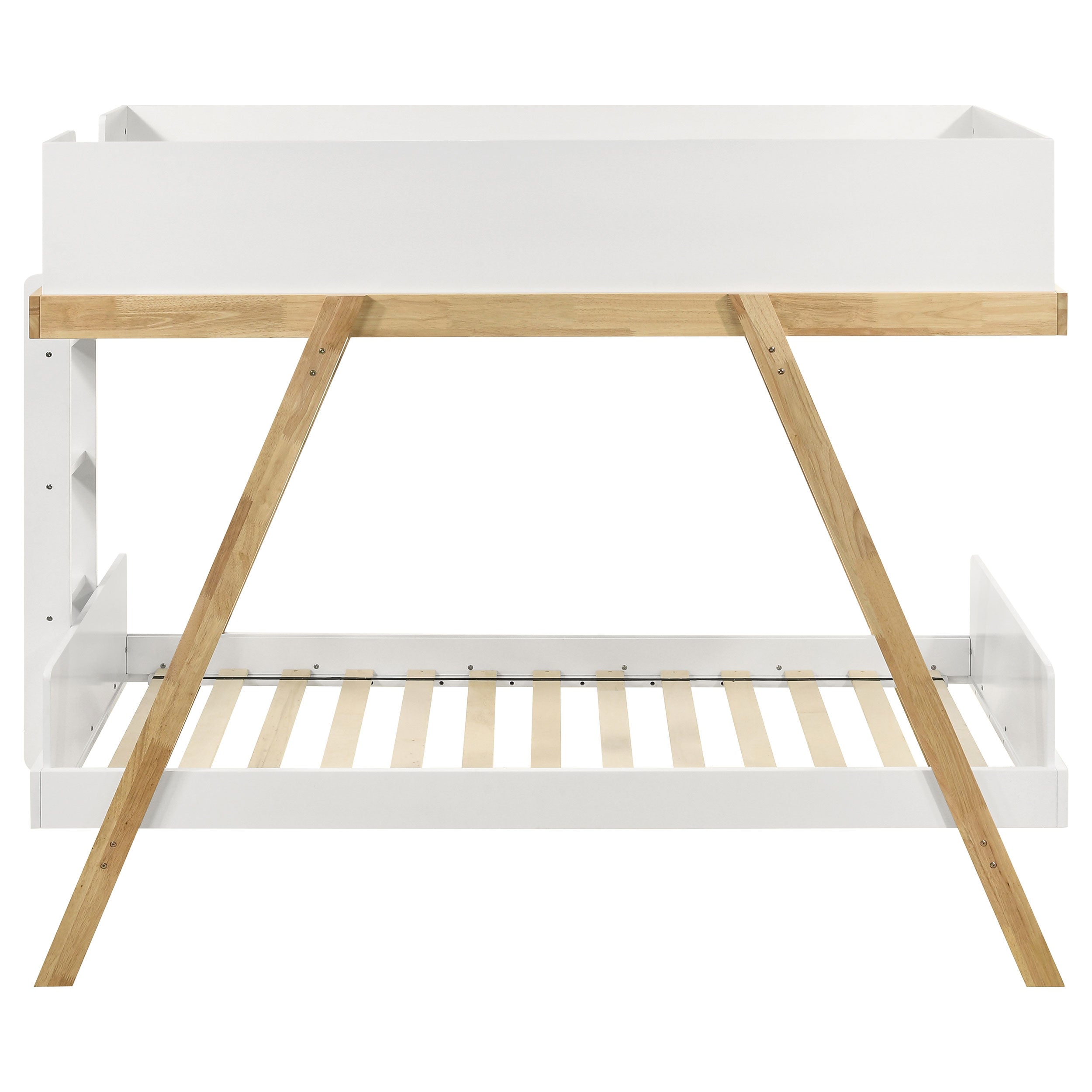 Frankie Wood Bunk Bed Natural White
