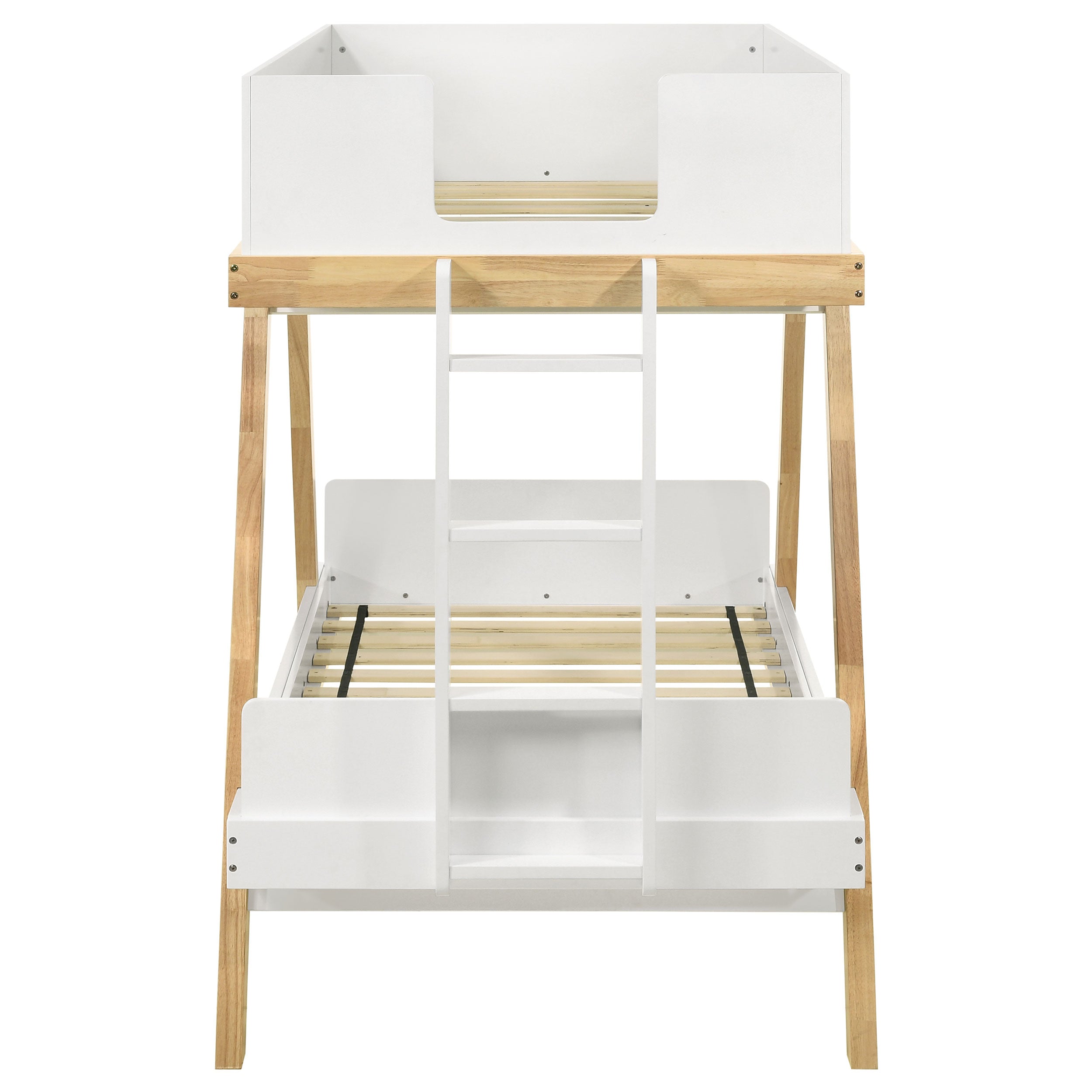 Frankie Wood Bunk Bed Natural White