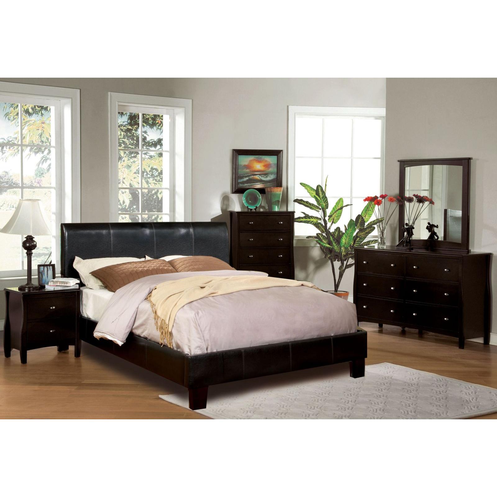  Furniture of America Villa Park California King Upholstered Panel Bed CM7007CK-BED IMAGE 3