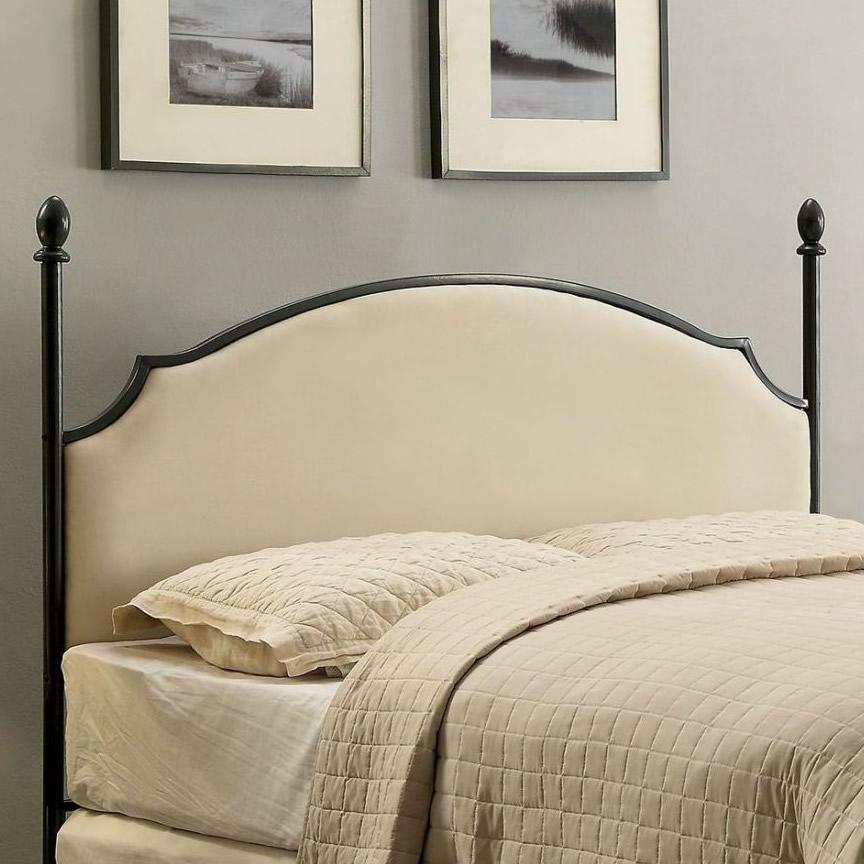  Furniture of America Sinead Twin Upholstered Poster Bed CM7420T IMAGE 2