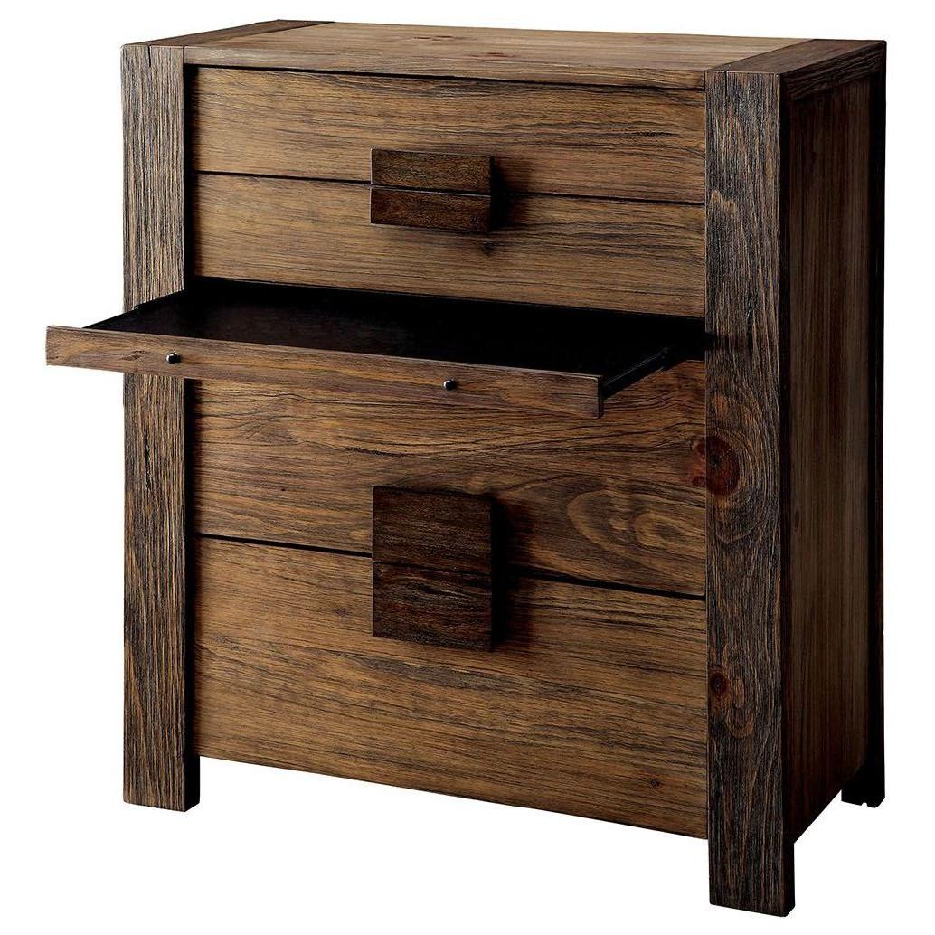  Furniture of America Janeiro 4-Drawer Chest CM7628C IMAGE 2