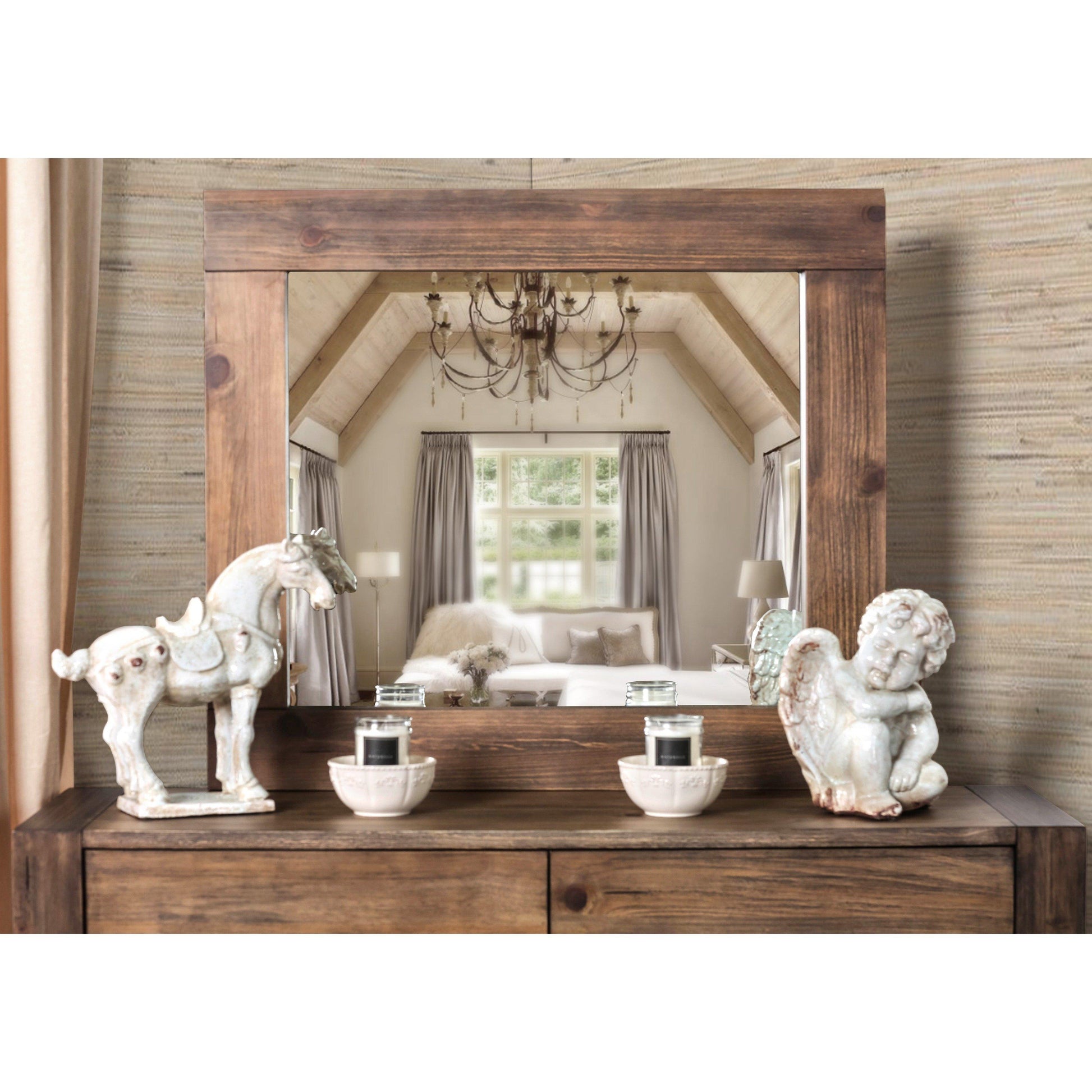  Furniture of America Janeiro Dresser Mirror CM7628M IMAGE 1