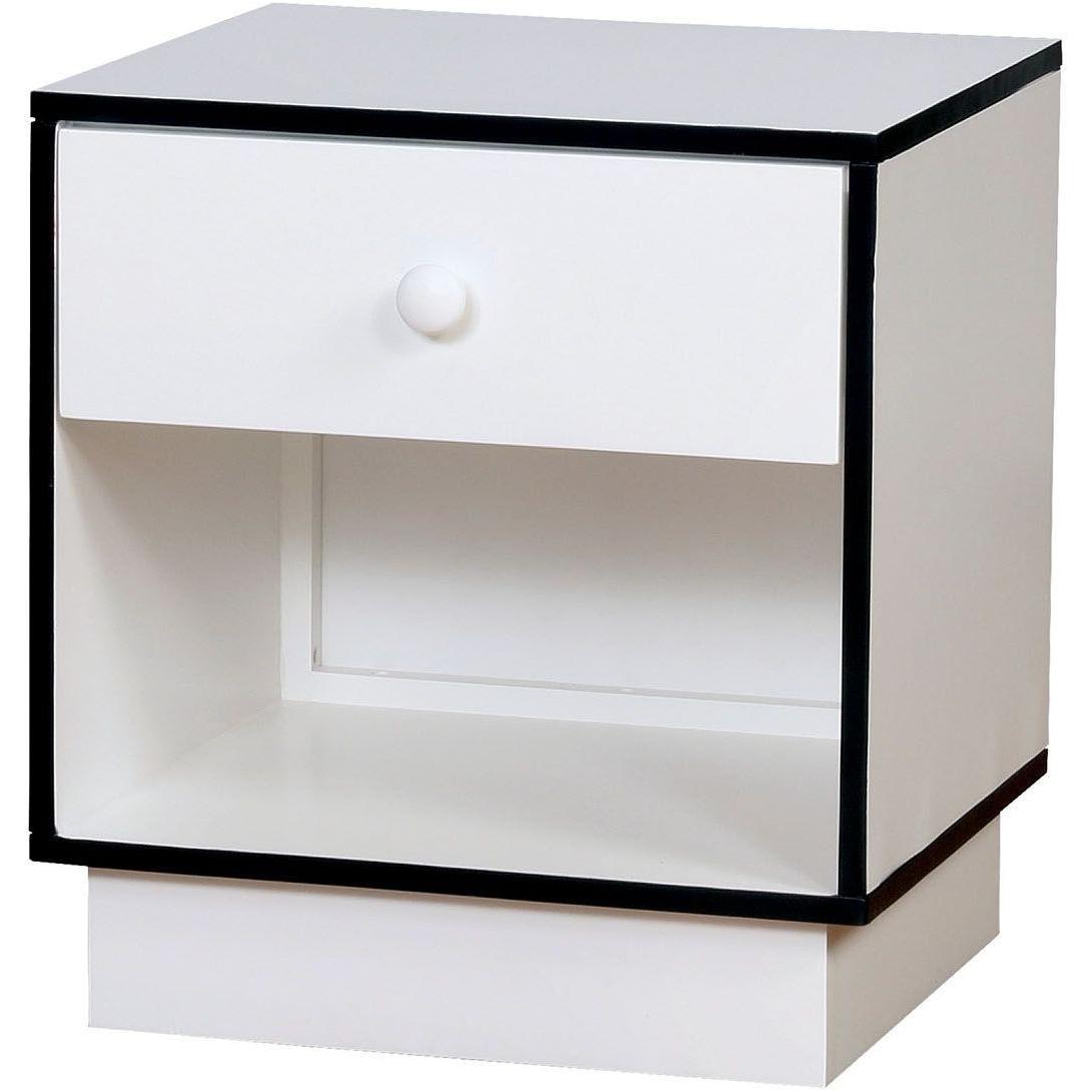  Furniture of America Bobbi 1-Drawer Kids Nightstand CM7852BL-N IMAGE 1