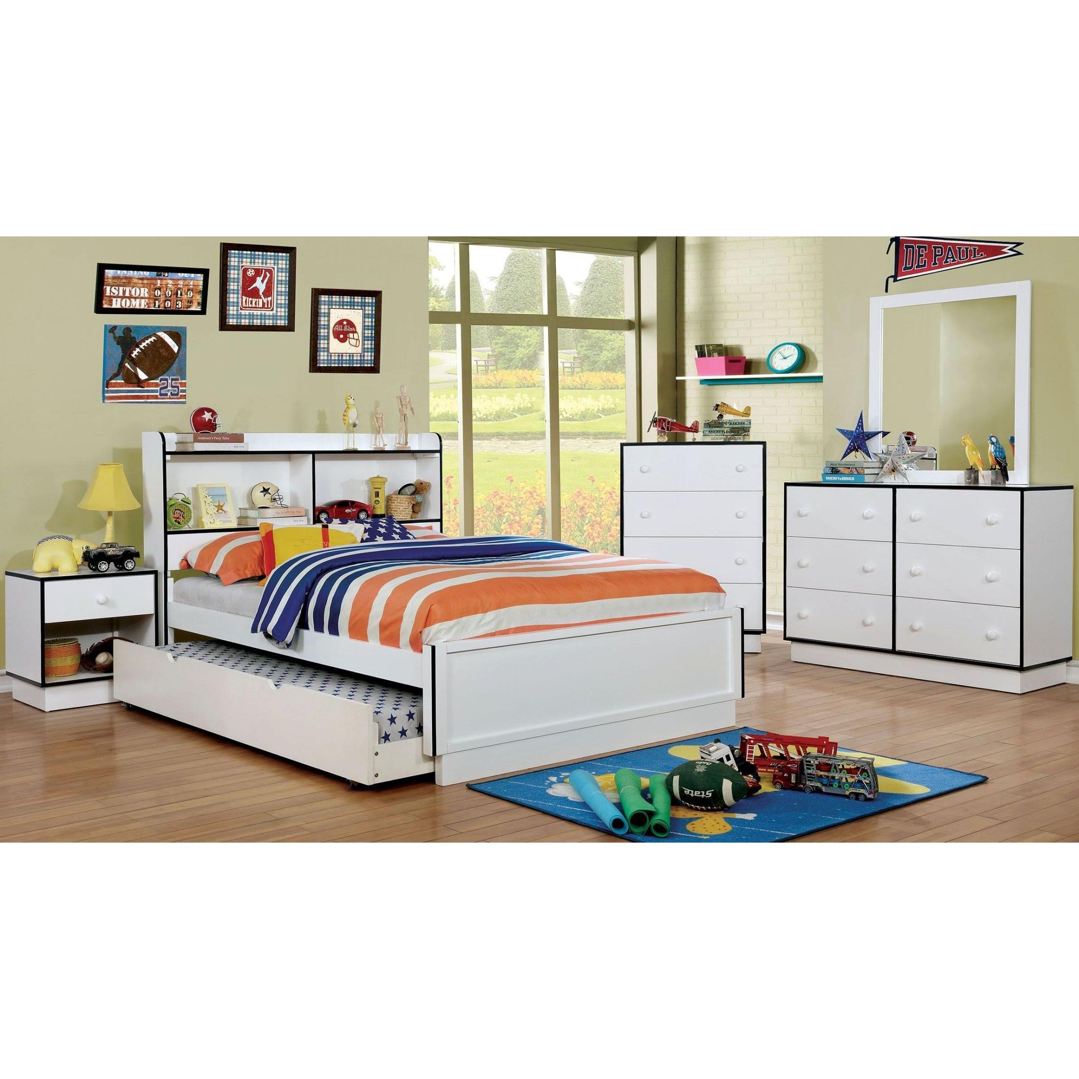  Furniture of America Bobbi 1-Drawer Kids Nightstand CM7852BL-N IMAGE 4