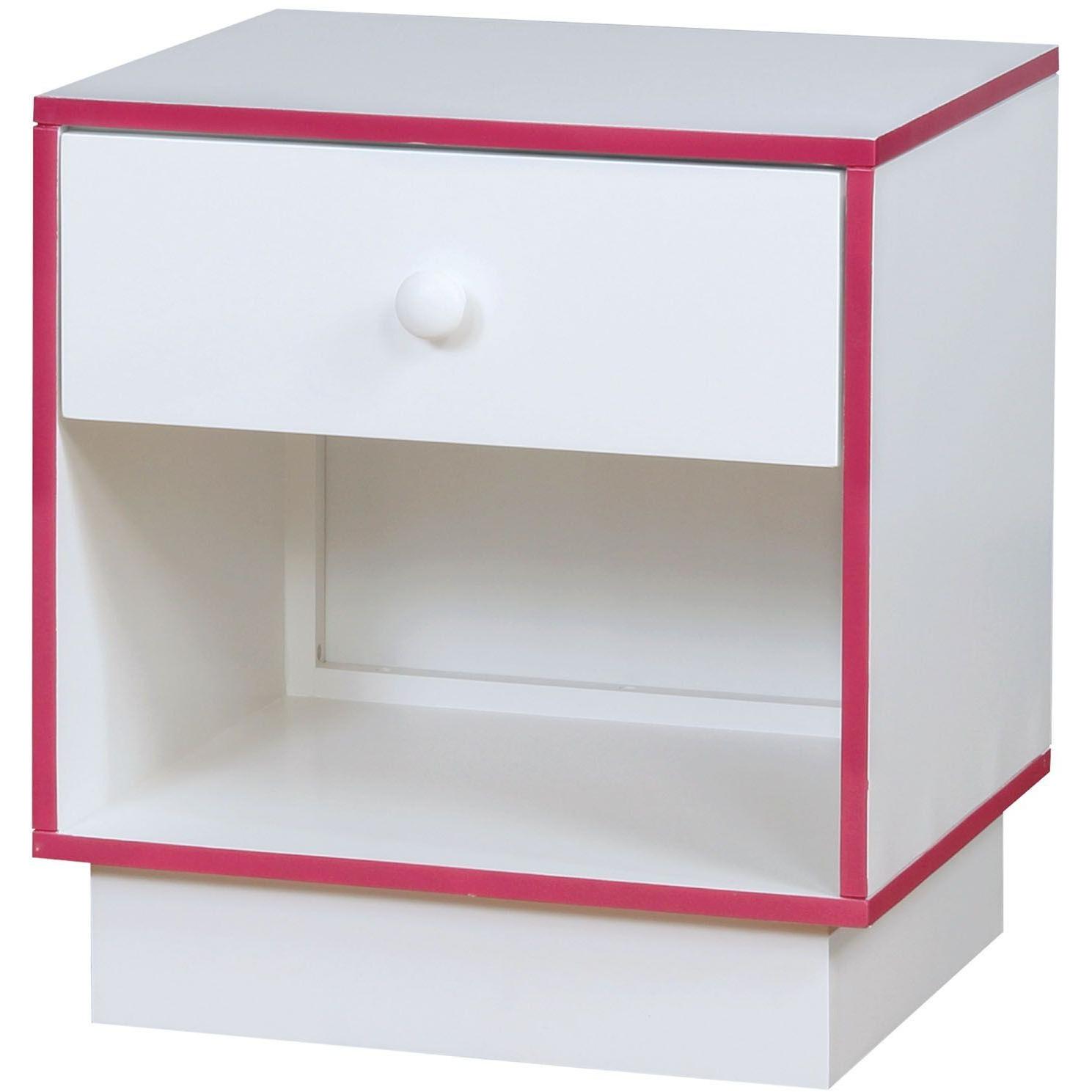  Furniture of America Bobbi 1-Drawer Kids Nightstand CM7852PK-N IMAGE 1