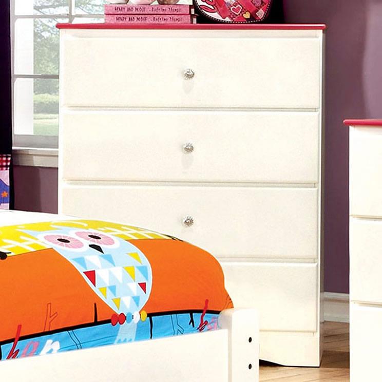  Furniture of America Kimmel 4-Drawer Kids Chest CM7626PK-C IMAGE 1