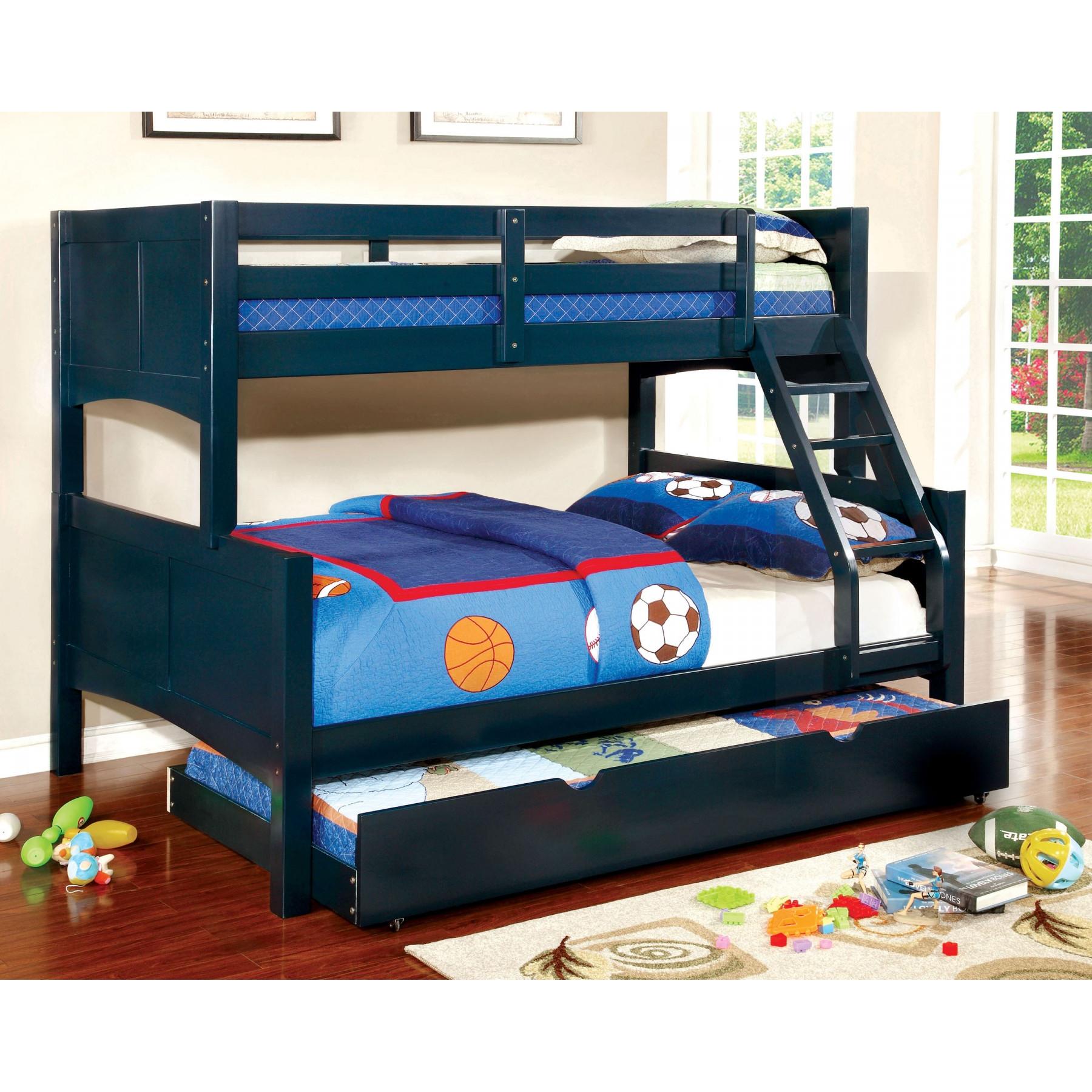  Furniture of America Kids Beds Trundle Bed CM-TR452-BL IMAGE 3