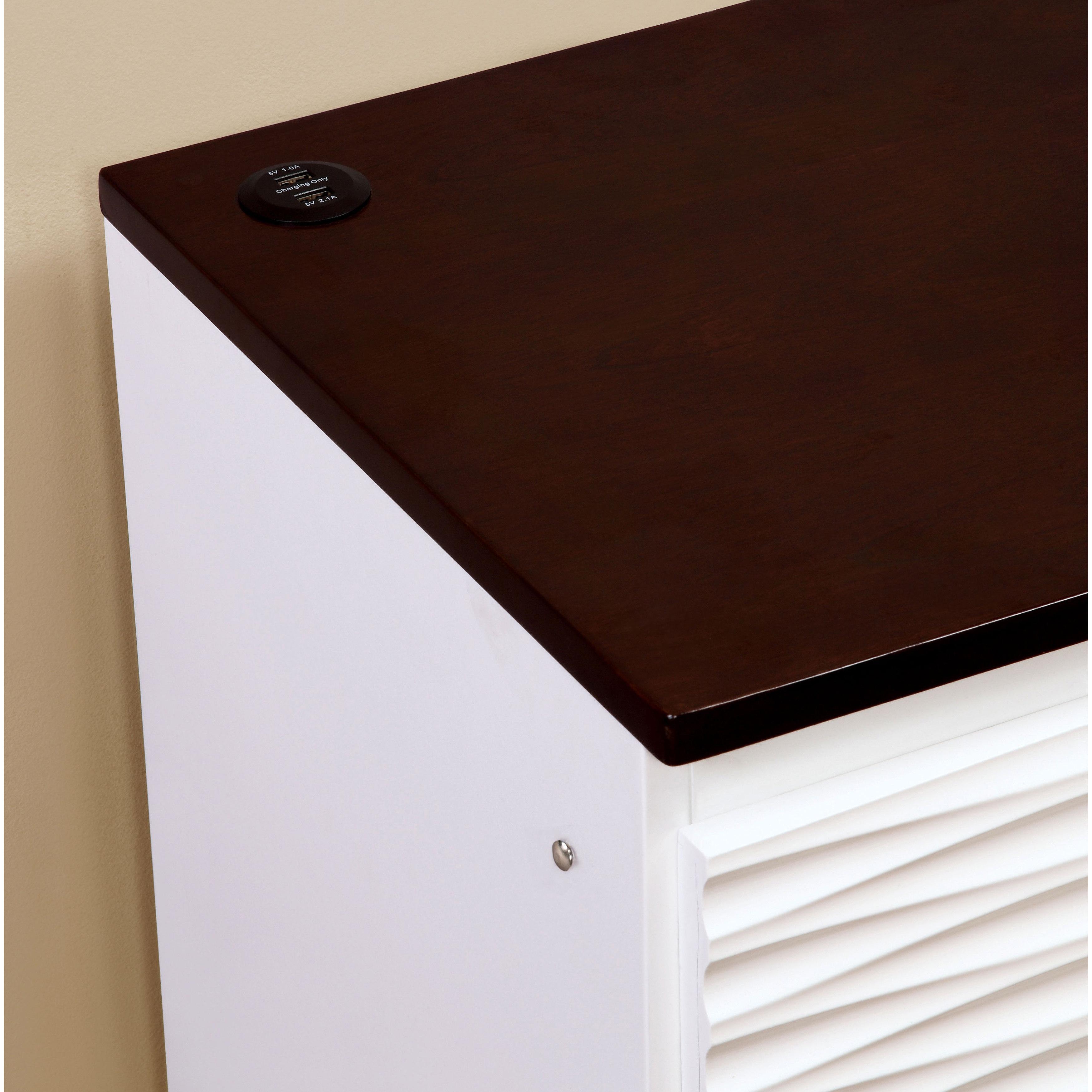  Furniture of America Meredith CM7191N Night Stand w/ USB Outlet IMAGE 3