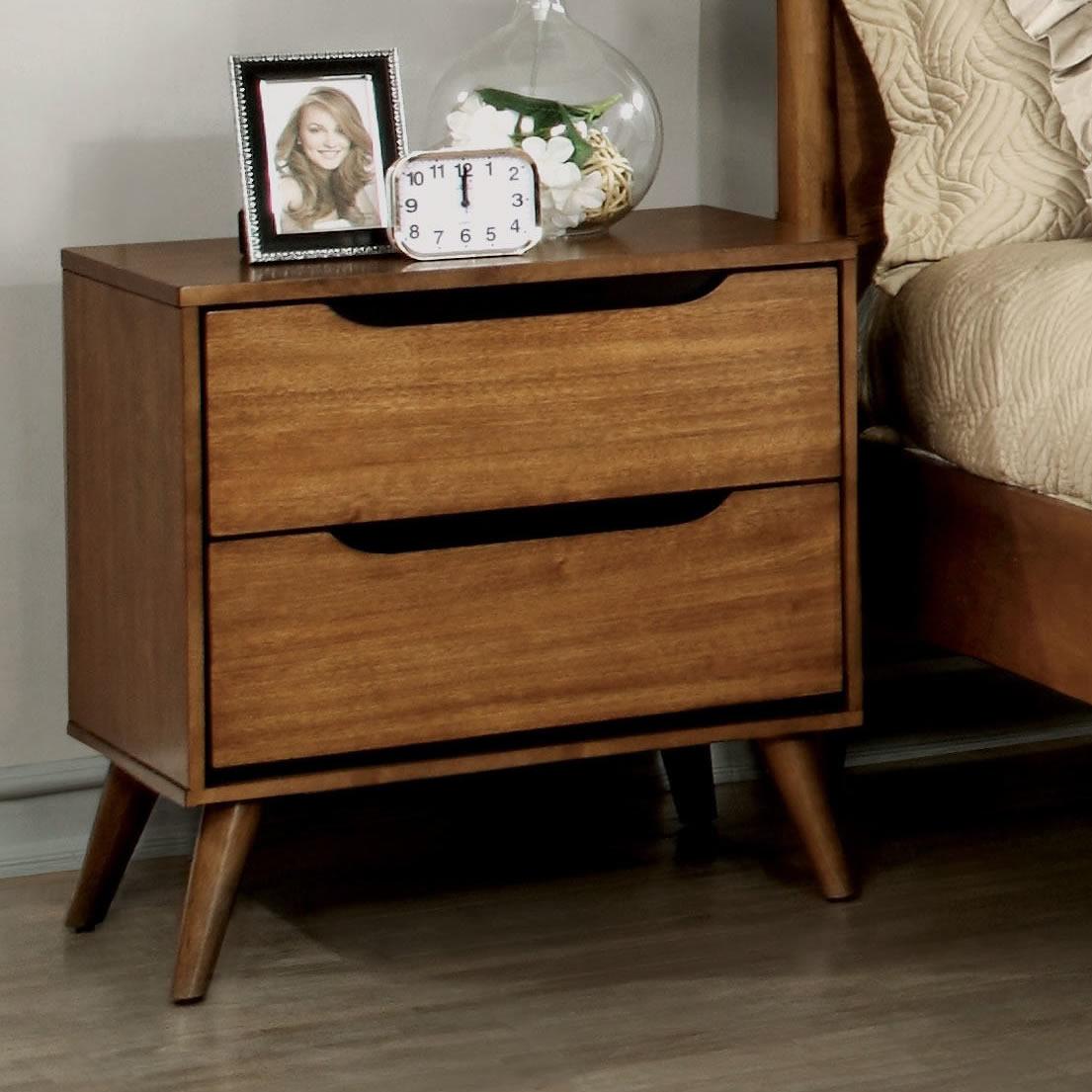  Furniture of America Lennart 2-Drawer Nightstand CM7386A-N IMAGE 2