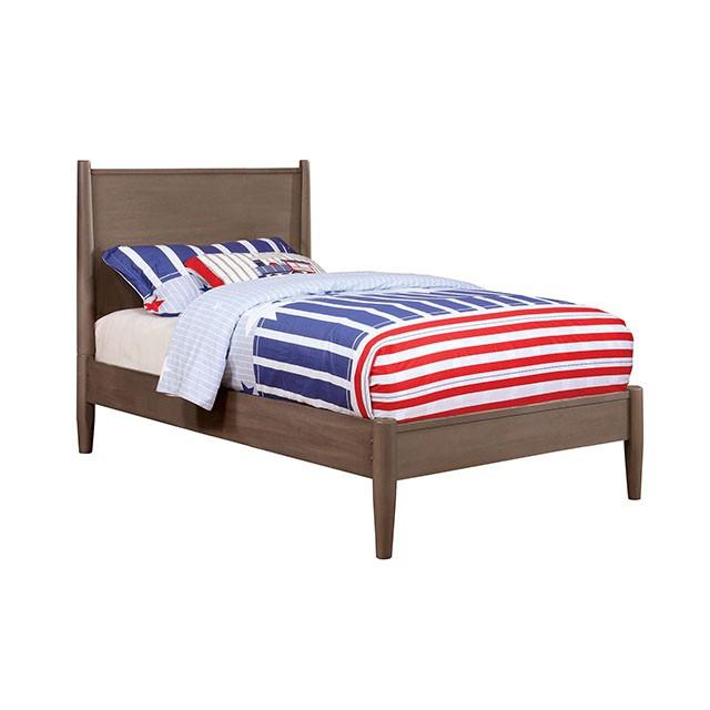  Color_Grey  Size_Queen  -- Lennart CM7386GY-Q Queen Bed IMAGE 3