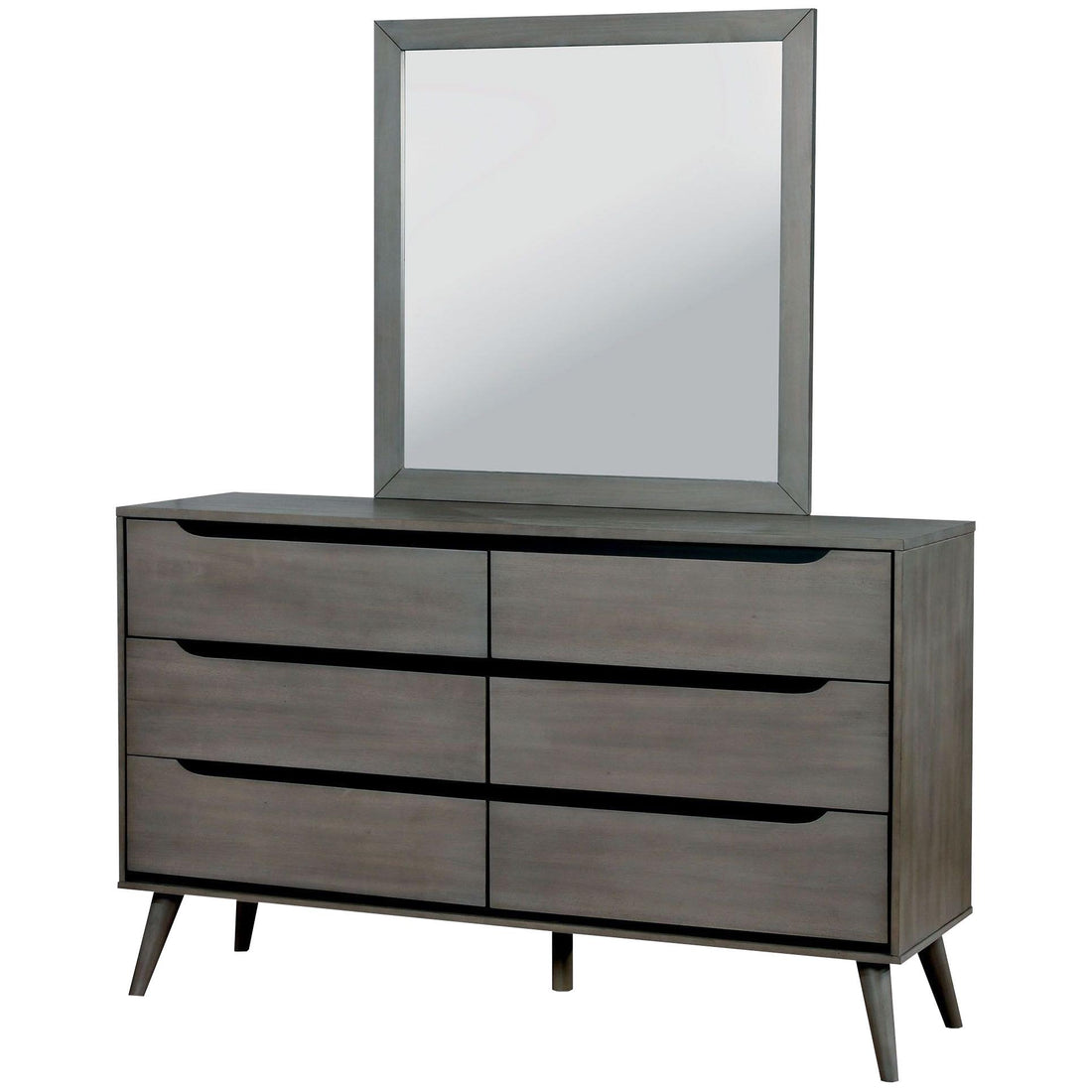  Furniture of America Lennart 6-Drawer Dresser CM7386GY-D IMAGE 1