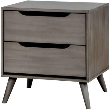  Furniture of America Lennart 2-Drawer Nightstand CM7386GY-N IMAGE 1