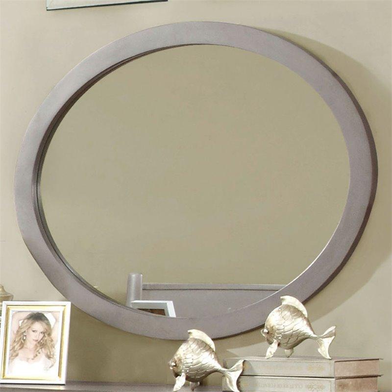  Furniture of America Lennart Dresser Mirror CM7386GY-MO IMAGE 1