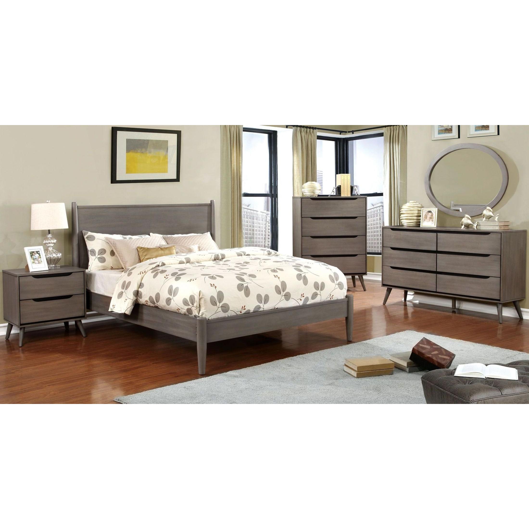  Furniture of America Lennart Dresser Mirror CM7386GY-MO IMAGE 4