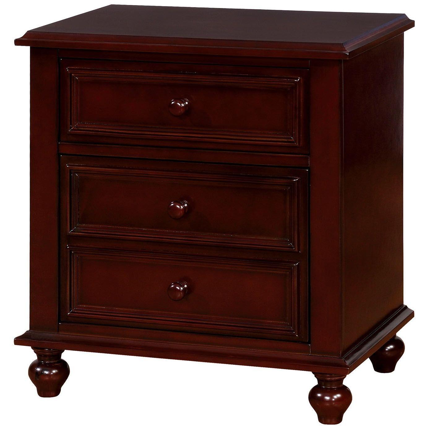  Furniture of America Olivia 2-Drawer Kids Nightstand CM7155EX-N IMAGE 1