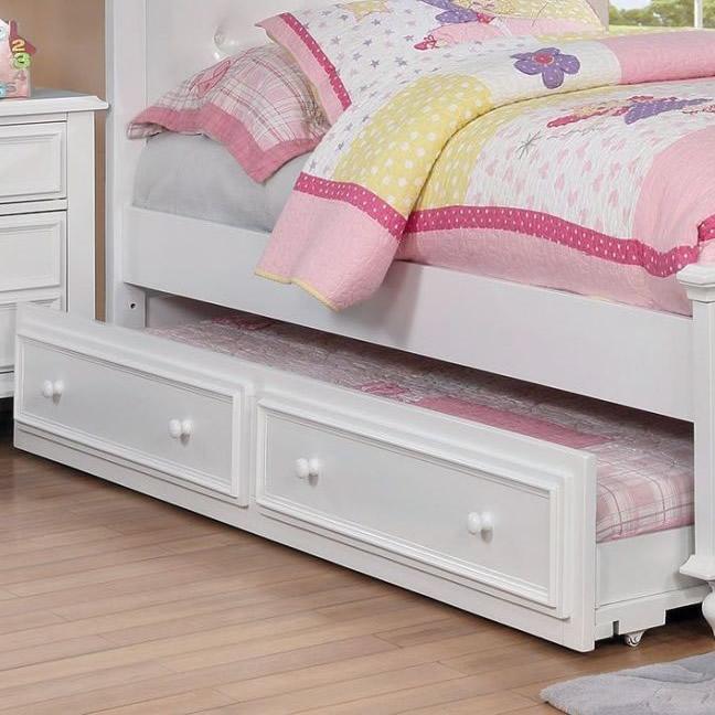  Furniture of America Kids Beds Trundle Bed CM7155WH-TR IMAGE 1