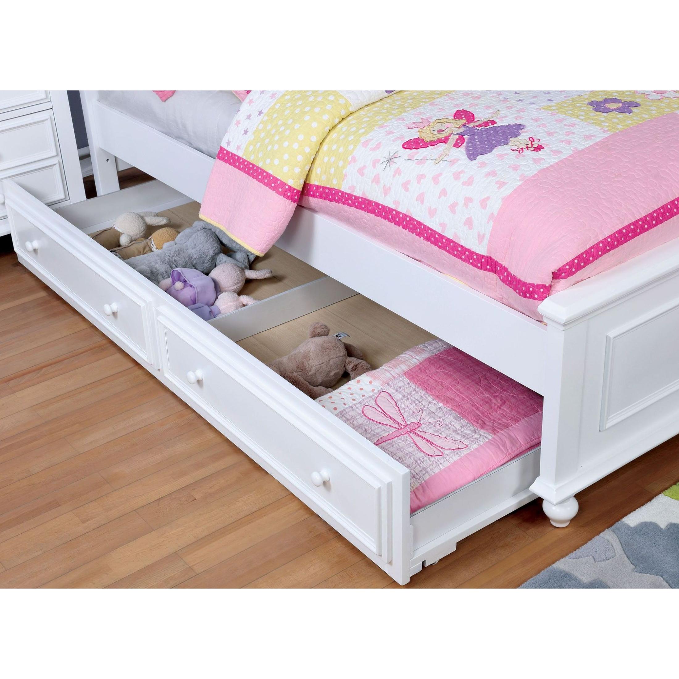  Furniture of America Kids Beds Trundle Bed CM7155WH-TR IMAGE 3